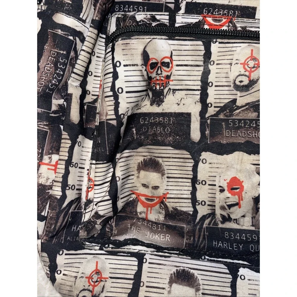 DC Comics Suicide Squad Backpack Harley Quinn Joker Bioworld School Bag